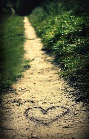 heart on path